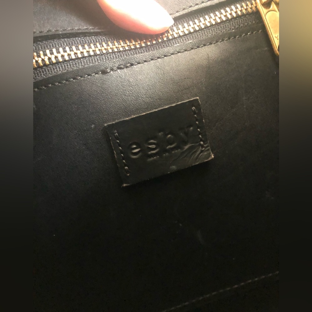 esby Bucket Tote in Black Calfskin - Picture 10 of 11